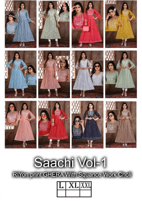 Beauty Saachi Vol 1 Rayon Designer Exclusive Kurti collection